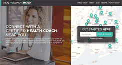 Desktop Screenshot of healthcoachmatch.com